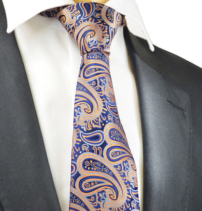 Extraordinary Coral Paisley Design Tie Paul Malone Ties - Paul Malone.com