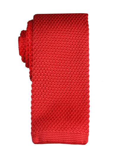 True Red Knit Tie by Paul Malone Paul Malone Ties - Paul Malone.com