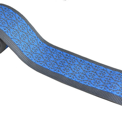 Grey and Blue Patterned Knit Tie by Paul Malone Paul Malone Ties - Paul Malone.com