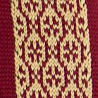Burgundy and Gold Patterned Knit Tie by Paul Malone Paul Malone Ties - Paul Malone.com