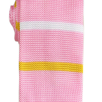 Pink Striped Knit Tie by Paul Malone Paul Malone Ties - Paul Malone.com