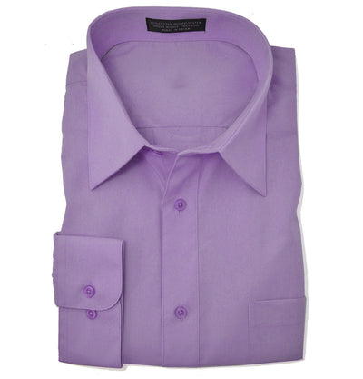 The Essential Solid Lavender Men's Dress Shirt PaulMalone.com Shirts - Paul Malone.com