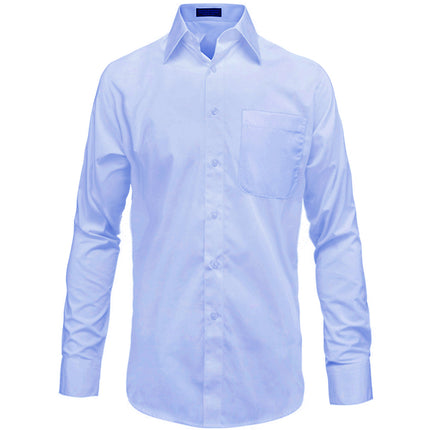 baby blue dress shirt Men's Button Down & Shirts our newest button down is a solid addition to our dress shirt lineup Robbins & Brooks 4-Way Flex