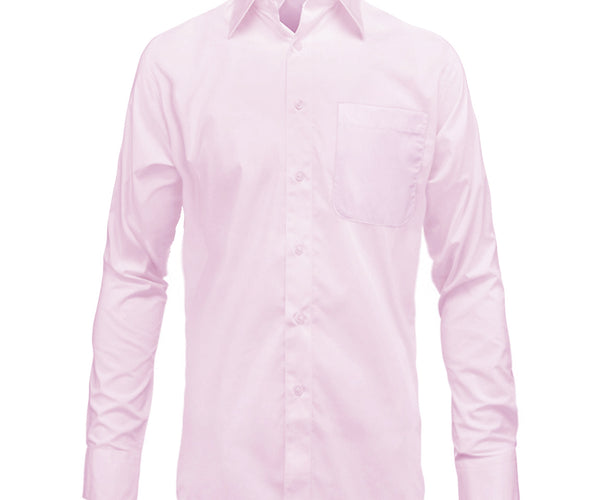 strapless open back dress Men's Pink Short Sleeve Button Down Dress Shirt XL / Pink main image 1