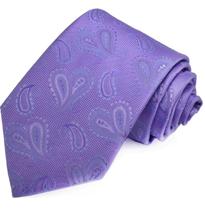 Purple Artisan Paisley Mens Tie Paul Malone Ties - Paul Malone.com