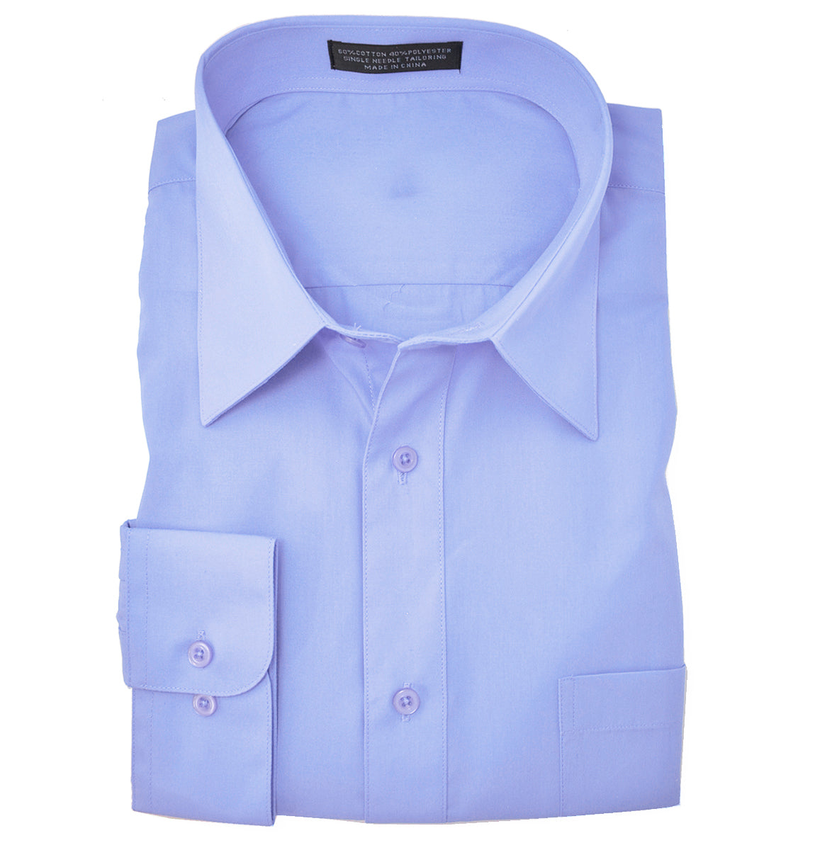 The Essential Solid Light Blue Dress Shirt 17 (32/33) / Classic Cuffs / Blue The Essential Solid Light Blue Dress Shirt 17 (32/33) / Classic Cuffs / Blue
