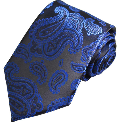 Royal Blue Fashionable Paisley Tie Paul Malone Ties - Paul Malone.com