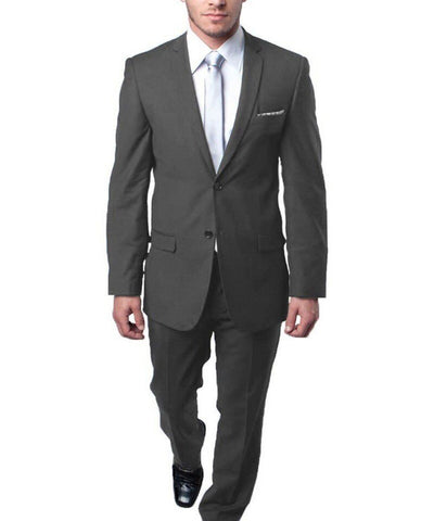 Ultra Slim Classic Grey Men's Suit Tazio Suits - Paul Malone.com