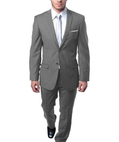 Ultra Slim Light Grey Men's Suit Tazio Suits - Paul Malone.com