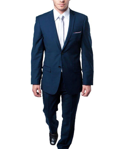 Ultra Slim Indigo Blue Men's Suit Tazio Suits - Paul Malone.com