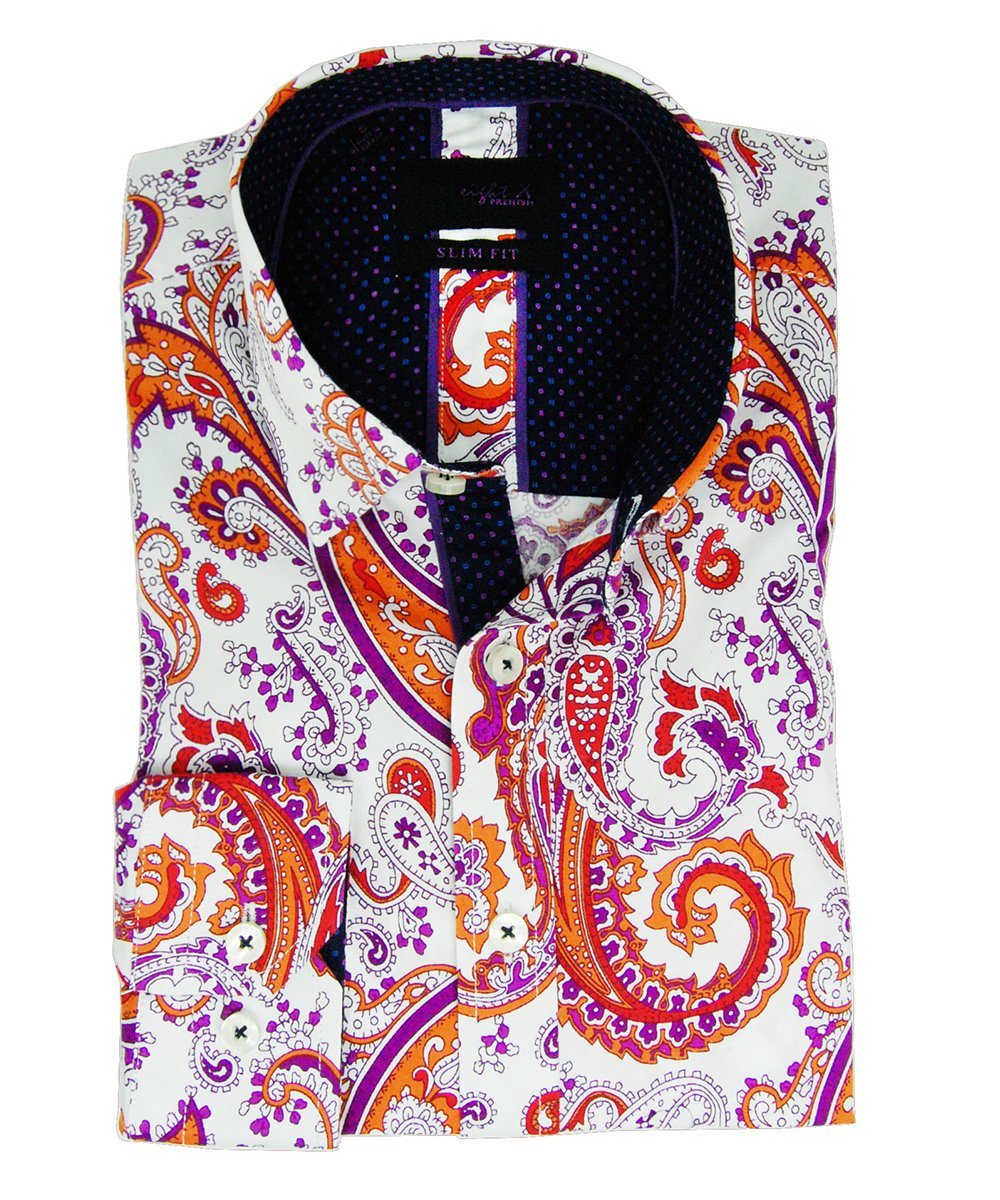 Paisley dress shirt best sale