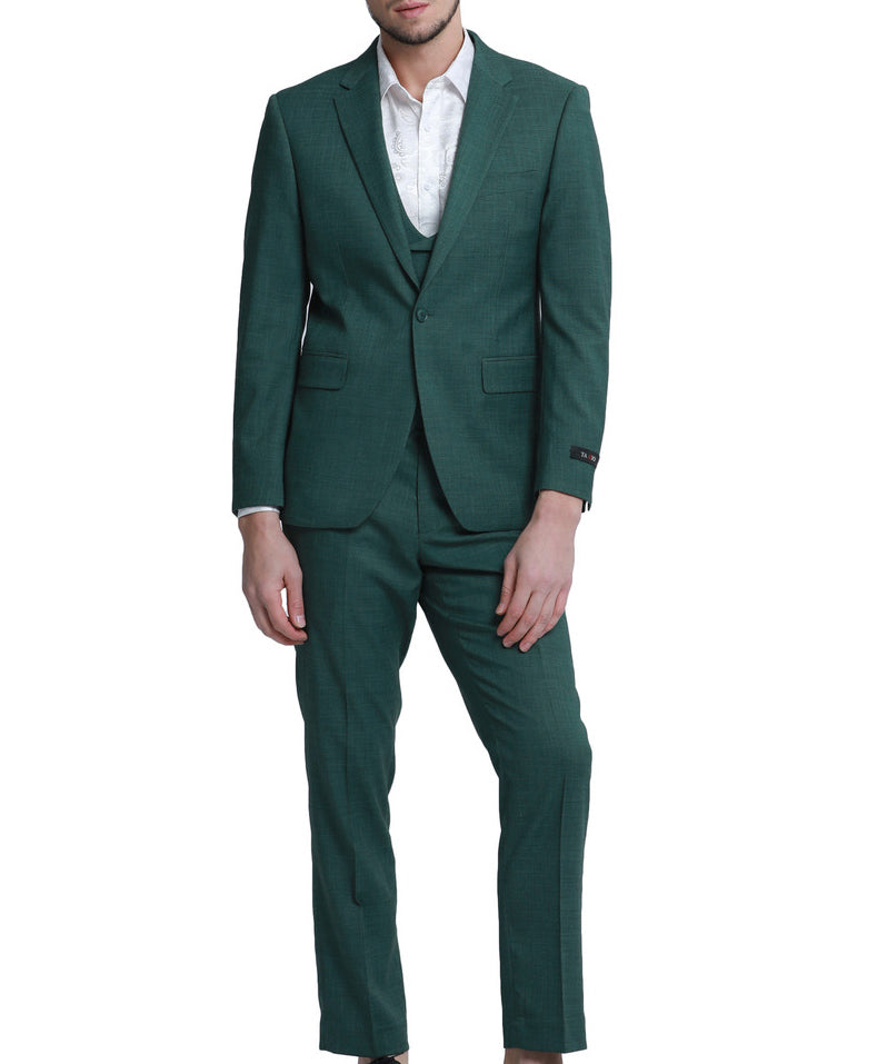 Solbiati Art Du Lin Green Linen Suit – StudioSuits