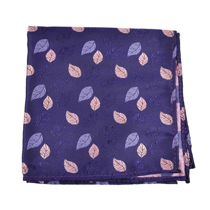 Purple Floral Men's Tie and Pocket Square Paul Malone Ties - Paul Malone.com