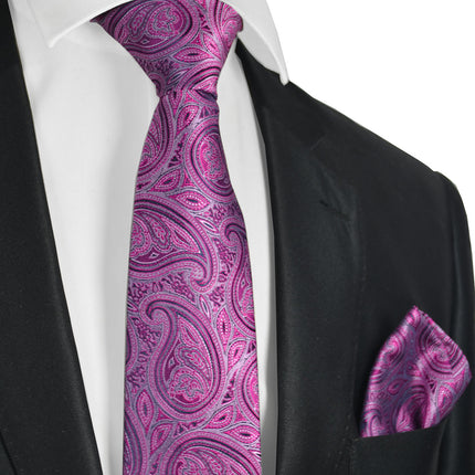 Summer Purple Paisley Suit Vest Set by Paul Malone Paul Malone Vest - Paul Malone.com