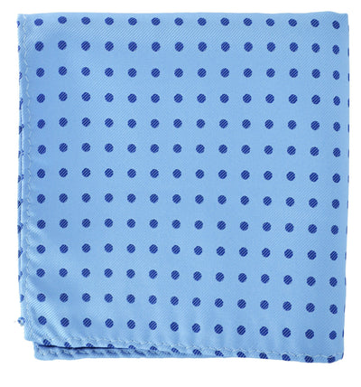 Blue Polka Dots Men's Pocket Square BerlinBound Pocket Square - Paul Malone.com