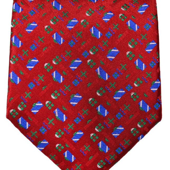 Tango Red Paul Malone Present Holiday Tie Set Paul Malone Ties - Paul Malone.com