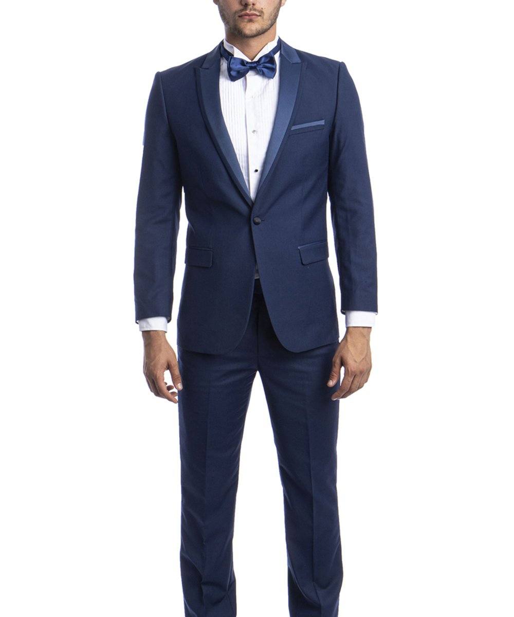 Cobalt Blue Blue Dress Pants Mens Outfit Men's Royal Blue And