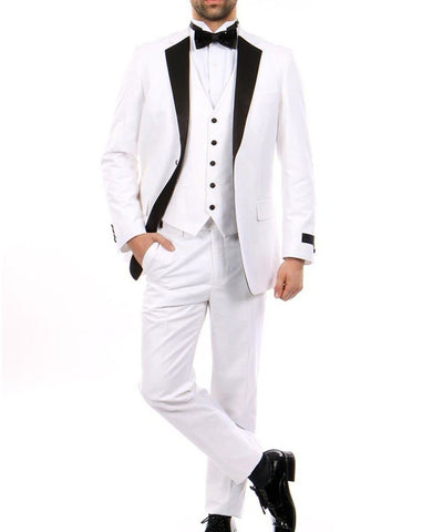 Slim Fit 3 piece Men's Tuxedo Bryan Michaels Suits - Paul Malone.com