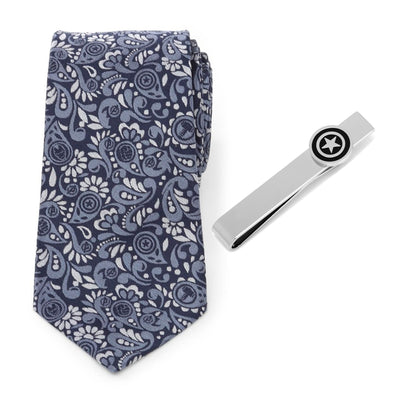 Avengers Icons Necktie and Tie Bar Gift Set Marvel Gift Set - Paul Malone.com