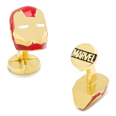 3D Iron Man Cufflinks Marvel Cufflinks - Paul Malone.com