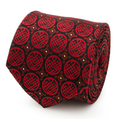 Shang-Chi Red Men's Tie Marvel Tie - Paul Malone.com