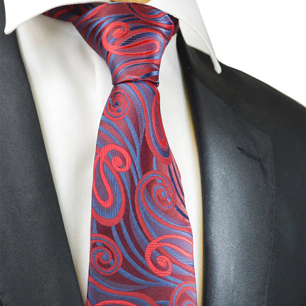 Baked Apple Wild Paisley Design Tie Paul Malone Ties - Paul Malone.com
