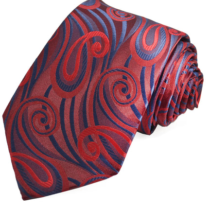 Baked Apple Wild Paisley Design Tie Paul Malone Ties - Paul Malone.com