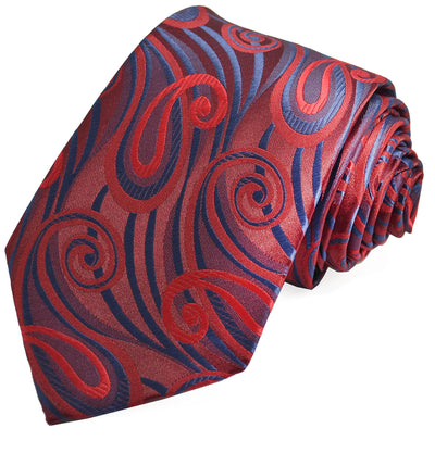 Baked Apple Wild Paisley Design Tie Paul Malone Ties - Paul Malone.com