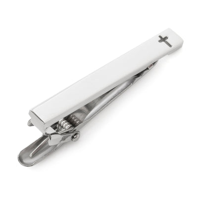 Cross Cutout Stainless Steel Tie Clip Ox and Bull Trading Co. Tie Bar/Tie Clip - Paul Malone.com