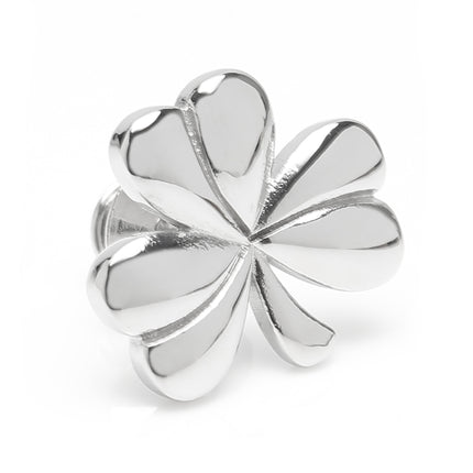 Clover Stainless Steel Lapel Pin Ox and Bull Trading Co. Lapel Pin - Paul Malone.com