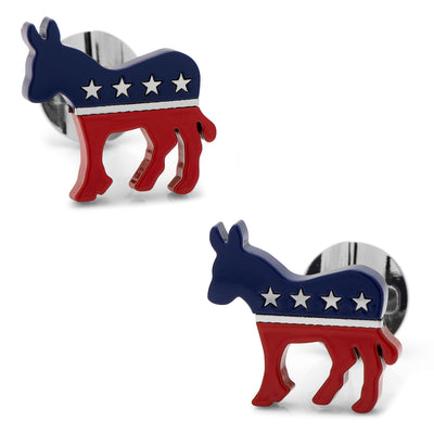 Stainless Steel Democratic Donkey Cufflinks Ox and Bull Trading Co. Cufflinks - Paul Malone.com