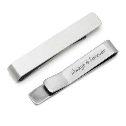 Always and Forever Hidden Message Tie Bar Ox and Bull Trading Co. Tie Bar/Tie Clip - Paul Malone.com