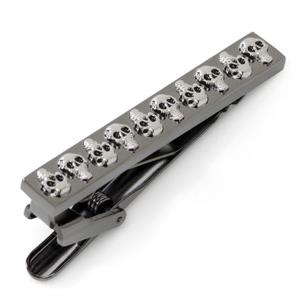 3D Skull Tie Clip Ox and Bull Trading Co. Tie Bar/Tie Clip - Paul Malone.com