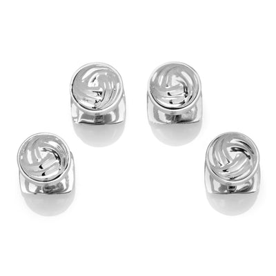 Modern Knot Sterling Silver Studs Ox and Bull Trading Co. Studs - Paul Malone.com