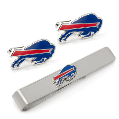 Buffalo Bills Cufflinks and Tie Bar Gift Set NFL Tie Bar Gift Set - Paul Malone.com