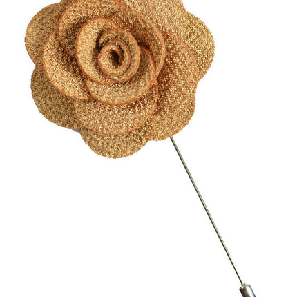 Gold Lapel Flower Paul Malone Lapel Flower - Paul Malone.com