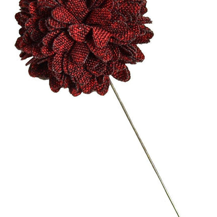Burgundy Red Lapel Flower Paul Malone Lapel Flower - Paul Malone.com