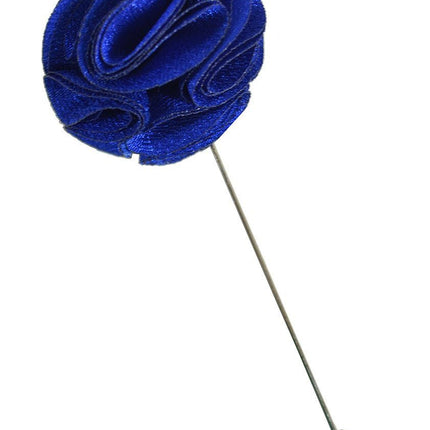 Royal Blue Lapel Flower Paul Malone Lapel Flower - Paul Malone.com