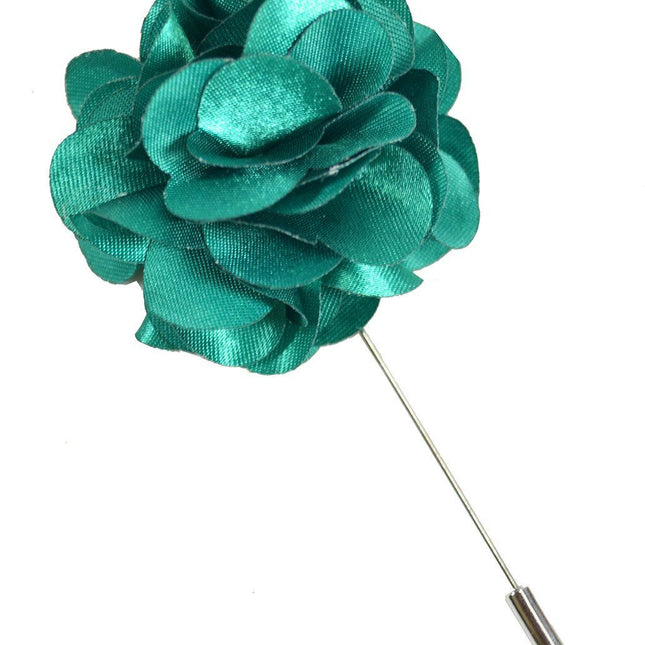Turquoise Lapel Flower Paul Malone Lapel Flower - Paul Malone.com