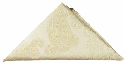 Champagne Cravat and Pocket Square Set Paul Malone Cravat - Paul Malone.com