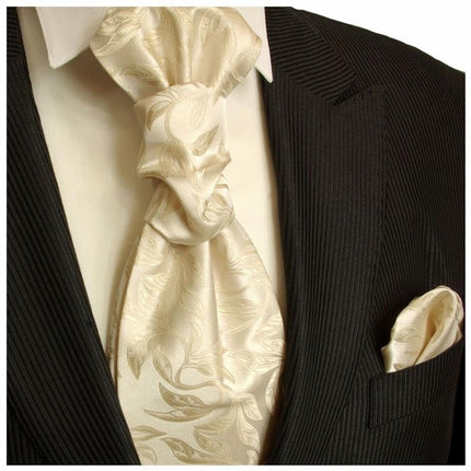 Espresso Cravat and Pocket Square Set Paul Malone Cravat - Paul Malone.com