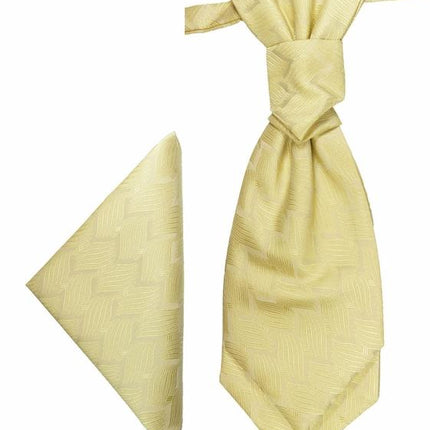 Cream Cravat and Pocket Square Set Paul Malone Cravat - Paul Malone.com