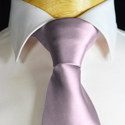 Solid Wisteria Necktie and Pocket Square Paul Malone Ties - Paul Malone.com