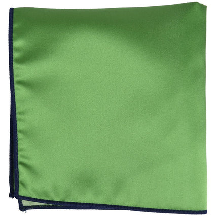 Green, Blue and Yellow Striped Men's Tie and Pocket Square Paul Malone Ties - Paul Malone.com