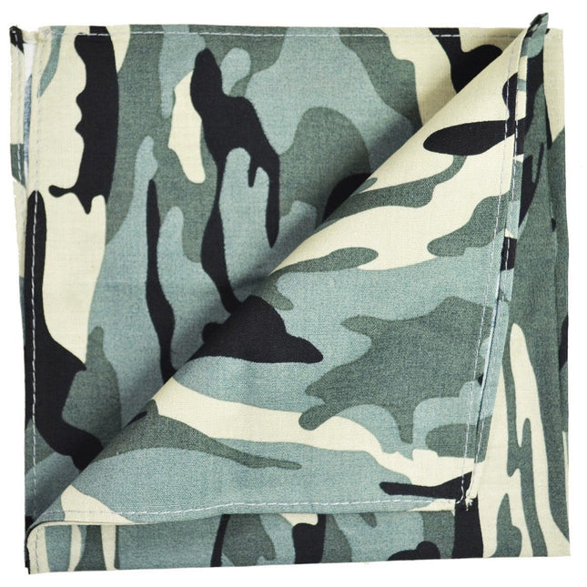 Camouflage Cotton Pocket Square Paul Malone Pocket Square - Paul Malone.com