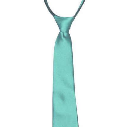 Moonlight Jade Boys Zipper Tie Brand Q Ties - Paul Malone.com