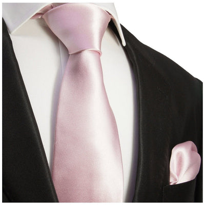 Solid Wisteria Necktie and Pocket Square Paul Malone Ties - Paul Malone.com