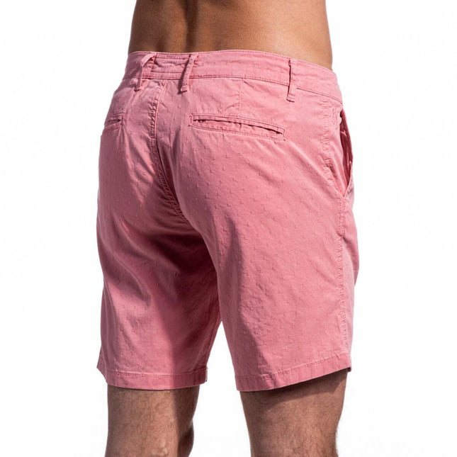 Solid Pink Cotton Shorts by EightX Eight X Shorts - Paul Malone.com