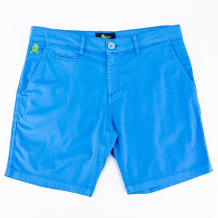 Sky Blue Cotton Shorts by EightX Eight X Shorts - Paul Malone.com