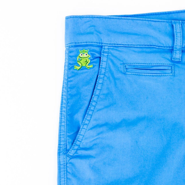 Sky Blue Cotton Shorts by EightX Eight X Shorts - Paul Malone.com